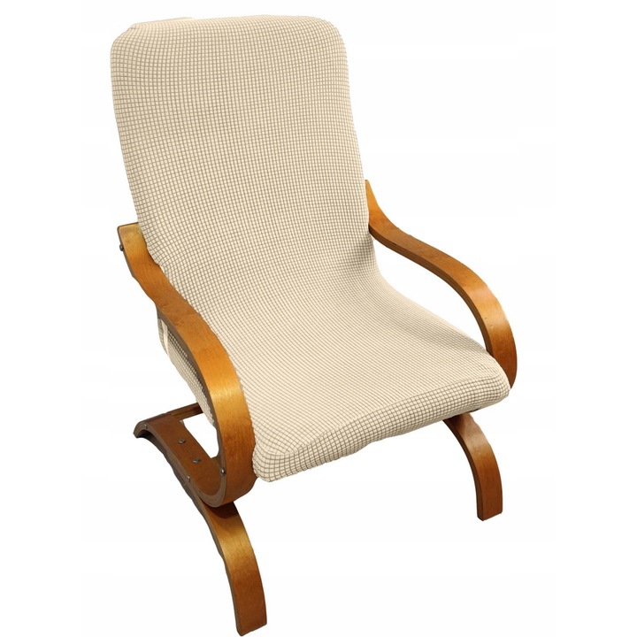 Husa pentru fotoliu Finka, Elastan, Bej