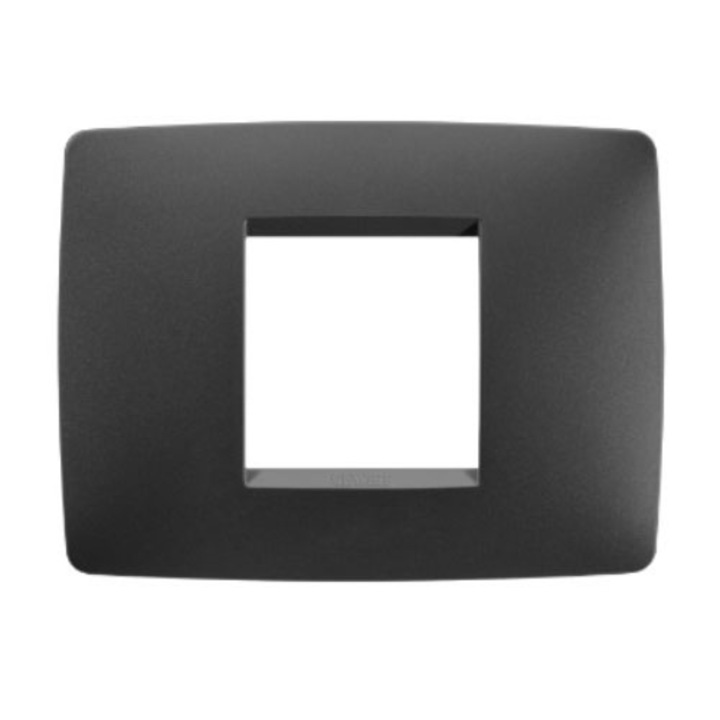 Rama Gewiss Chorus One GW16102VN 2 Module Negru Satin