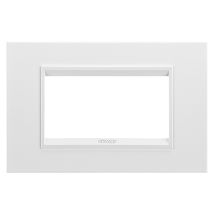 Rama Gewiss Chorus Lux Monocrom GW16204YB 4 Module Alb