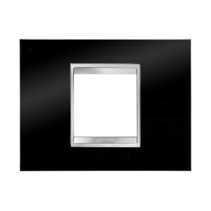 Rama Gewiss Chorus Lux GW16202TN 2 Module Negru Toner