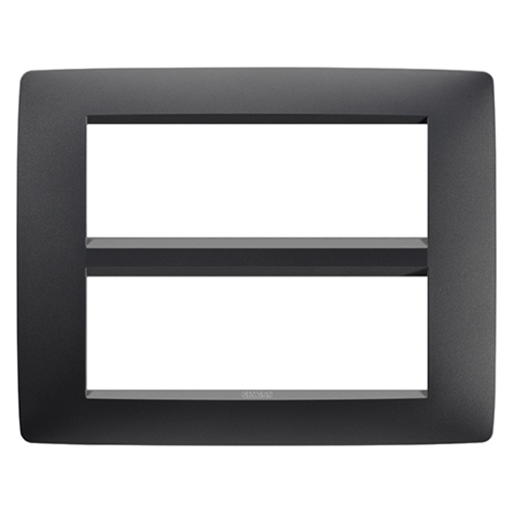 Rama Gewiss Chorus One GW16112VN 12 Module (6+6) Negru Satin