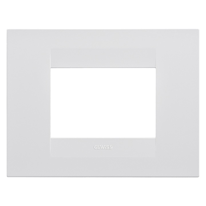 Rama Gewiss Chorus Geo GW16403VW 3 Module Alb Satin