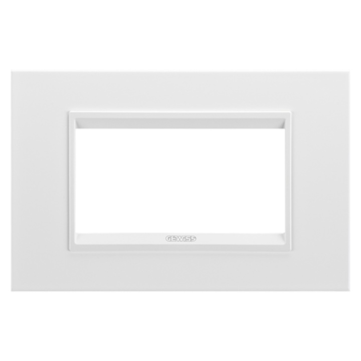 Rama Gewiss Chorus Lux Monocrom GW16204XW 4 Module Alb Satin