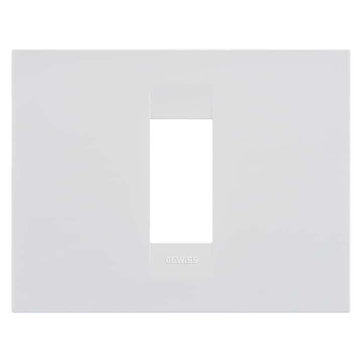 Rama Gewiss Chorus Geo GW16401VW 1 Modul Alb Satin