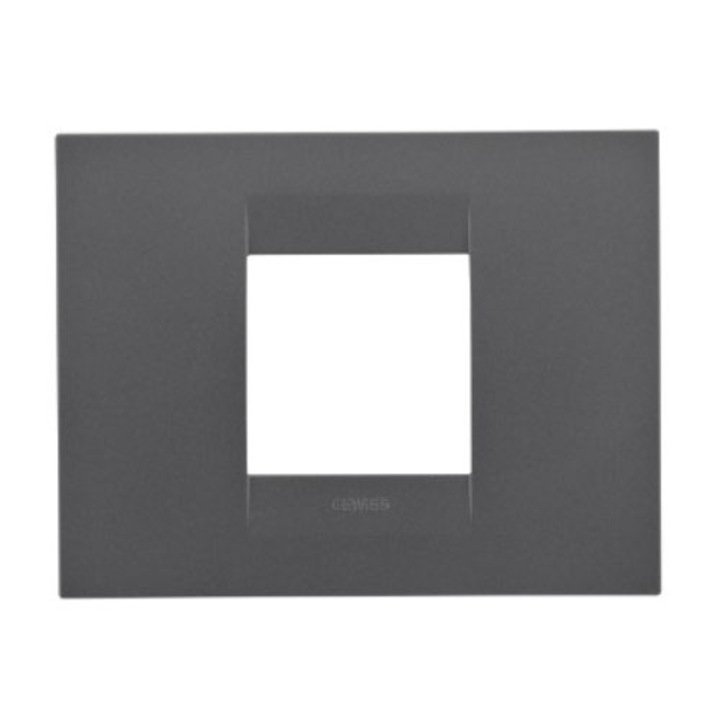 Rama Gewiss Chorus Geo GW16402VN 2 Module Negru Satin