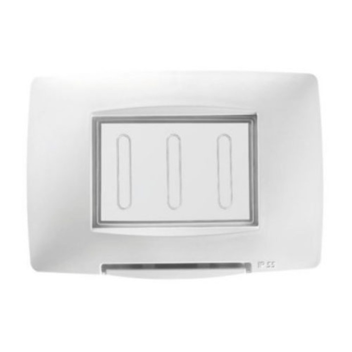 Rama Gewiss Chorus Etansa GW16703TB 3 Module Alb