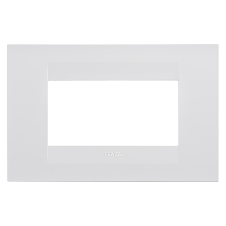 Rama Gewiss Chorus Geo GW16404VW 4 Module Alb Satin