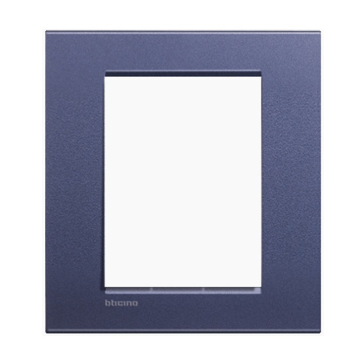 Rama Legrand Bticino LivingLight LNA4826CB 6 Module (3+3) Albastru Club