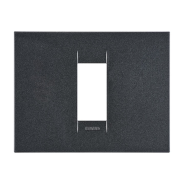 Rama Gewiss Chorus Geo GW16401VA 1 Modul Ardezie