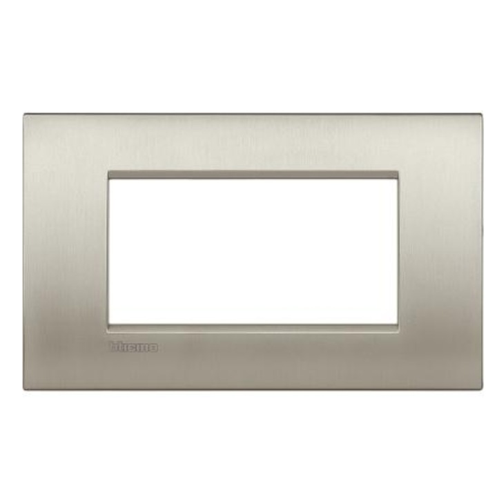 Rama Legrand Bticino LivingLight LNC4804TIS 4 Module Titan Perlat