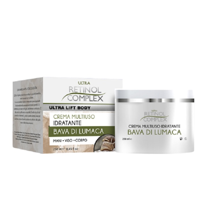 Crema multifunctionala pentru corp, maini, fata, cu ser de melc, Ultra Retinol Complex, 250ml