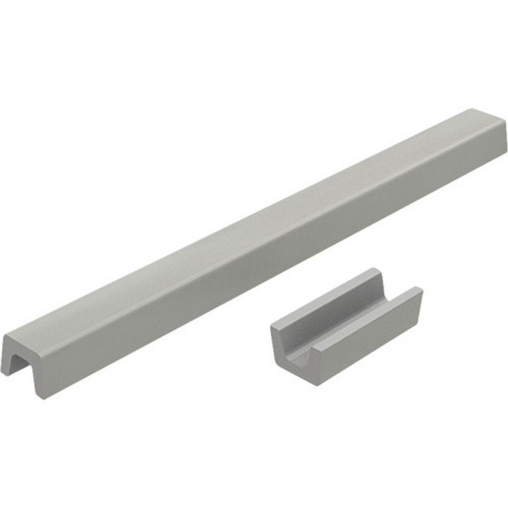 Prag Cabina Dus Drept din Marmura Compozita 80 cm Gri Inox