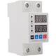 Releu monofazic si contor de energie, 230V/1-63A, reglabil, digital, protectie supratensiune si suprasarcina, Alb