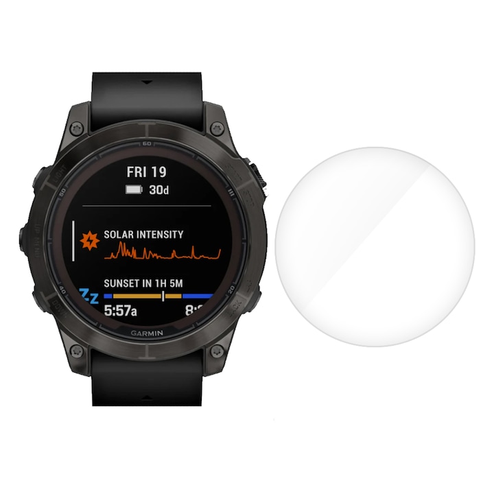 3 db SILKASE fólia készlet, Garmin Fenix 7 Pro 47mm-hez, szilikon, megújuló, teljes kijelzős