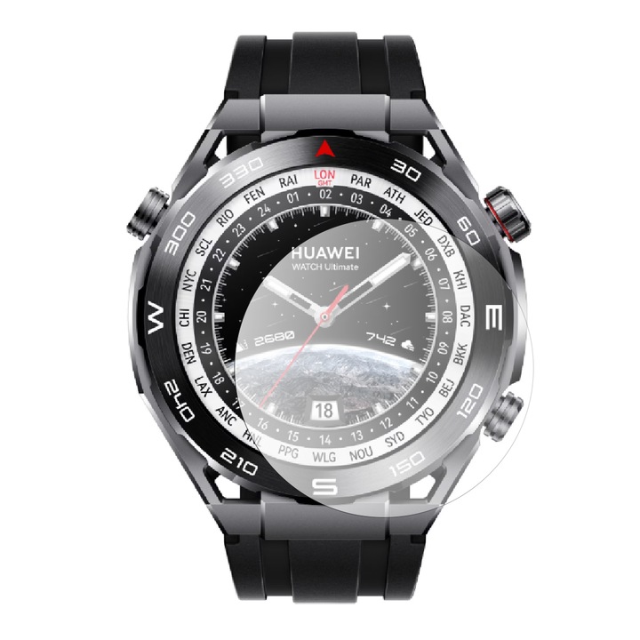 Folii Protectie Compatibile cu Huawei Watch Ultimate Expedition, 2 bucati