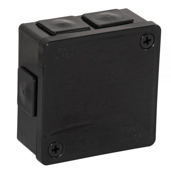 Cutie de suprafata, Viplast, Polipropilena/PVC, IP55, Negru - eMAG.ro