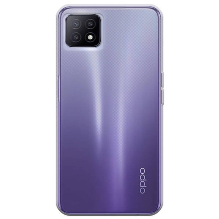 Прозрачен калъф, съвместим с Oppo A53 5G, Slim fit, Anti-slip, Минималистичен дизайн, 1 mm