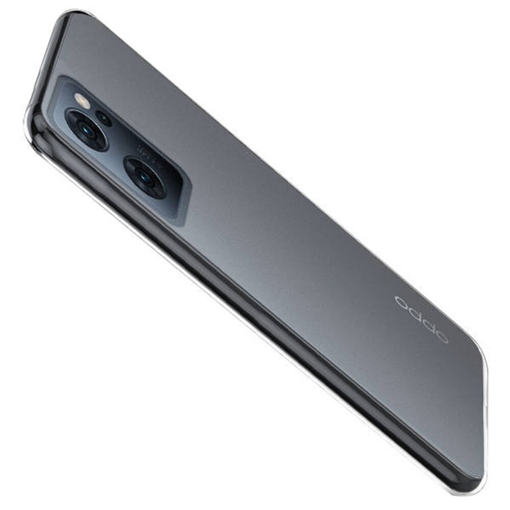 Husa Transparenta compatibila cu Oppo Reno 7 5G / Find X5 Lite, Slim fit, Anti-alunecare, Design minimalist, 1 mm