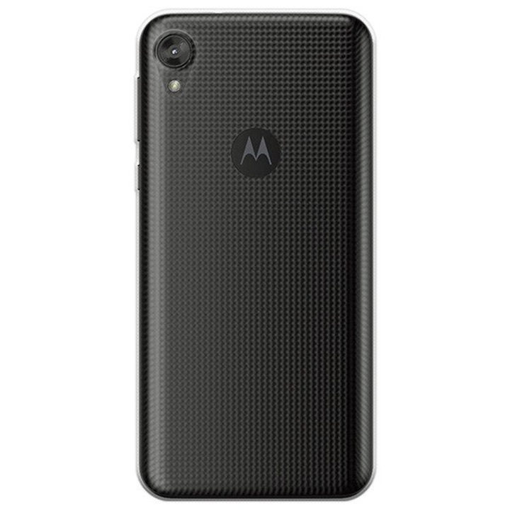 Прозрачен калъф, съвместим с Motorola Moto E6, Slim fit, Anti-slip, Минималистичен дизайн, 1 mm