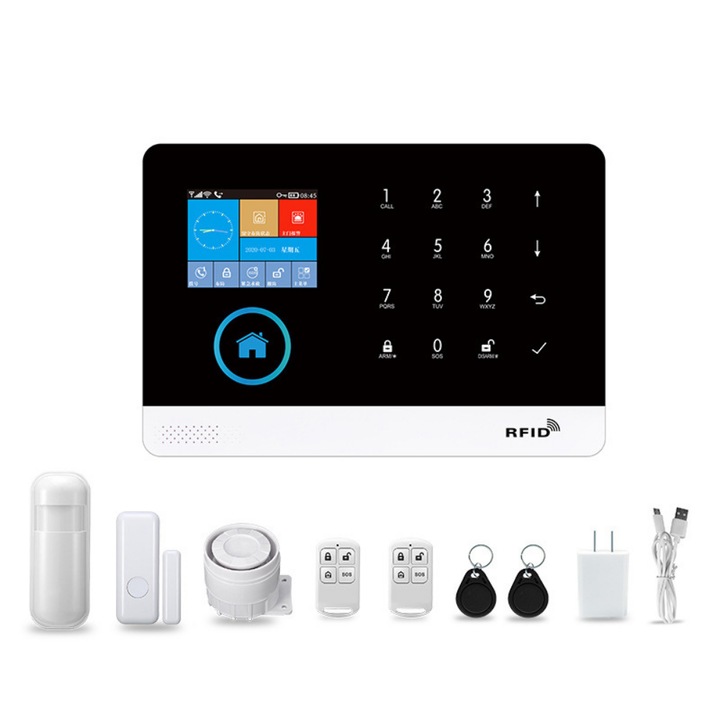 Sistem De Alarma Virovetix, Wireless Pgst Tuya, Wi-fi, GSM, 3G, Modelul PG-103