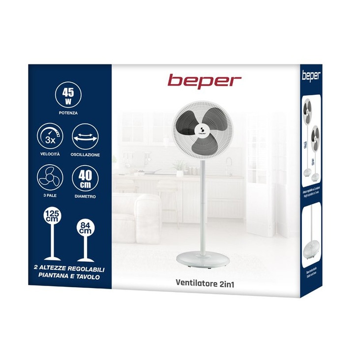 Beper P206VEN152 Állítható magasságú ventilátor 45W