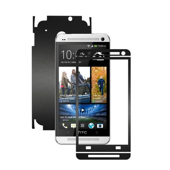 Folie de protectie Carbon Skinz, Husa de tip Skin Adeziv pentru Carcasa, Negru Mat dedicata HTC One M7 Folie de protectie Carbon Skinz, Husa de tip Skin Adeziv pentru Carcasa, Negru Mat dedicata HTC One M7