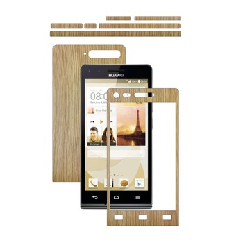 Folie de protectie Carbon Skinz, Husa de tip Skin Adeziv pentru Carcasa, Lemn Stejar dedicata Huawei Ascend G6 4G Folie de protectie Carbon Skinz, Husa de tip Skin Adeziv pentru Carcasa, Lemn Stejar dedicata Huawei Ascend G6 4G