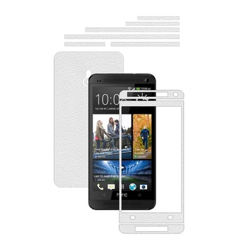Folie de protectie Carbon Skinz, Husa de tip Skin Adeziv pentru Carcasa, Piele Alba dedicata HTC ONE Mini M4 Folie de protectie Carbon Skinz, Husa de tip Skin Adeziv pentru Carcasa, Piele Alba dedicata HTC ONE Mini M4