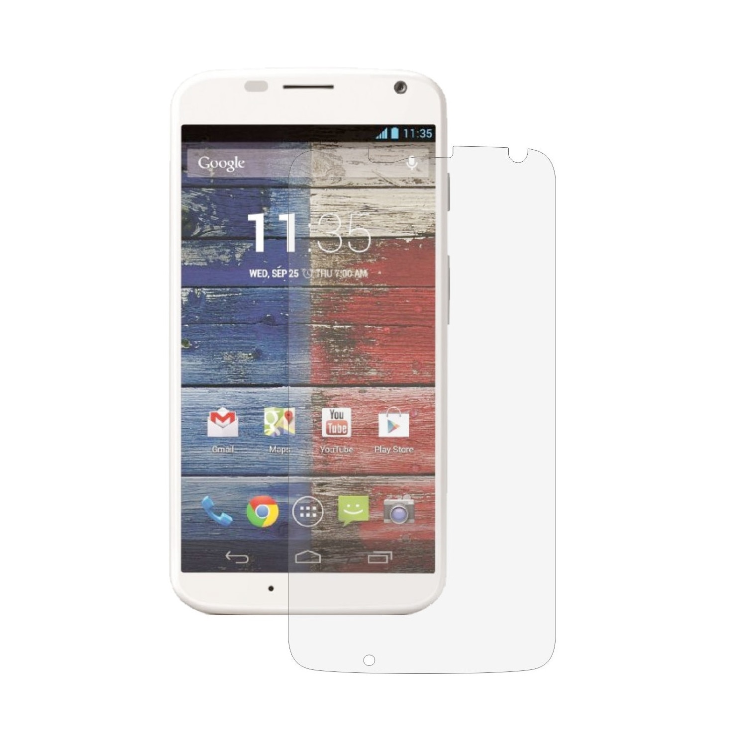 Set 2 Folii Protectie Ecran, Acoperire Totala, Adezive si Foarte Flexibile, Invisible Skinz Ultra-Clear HD pentru Motorola Moto X 2013