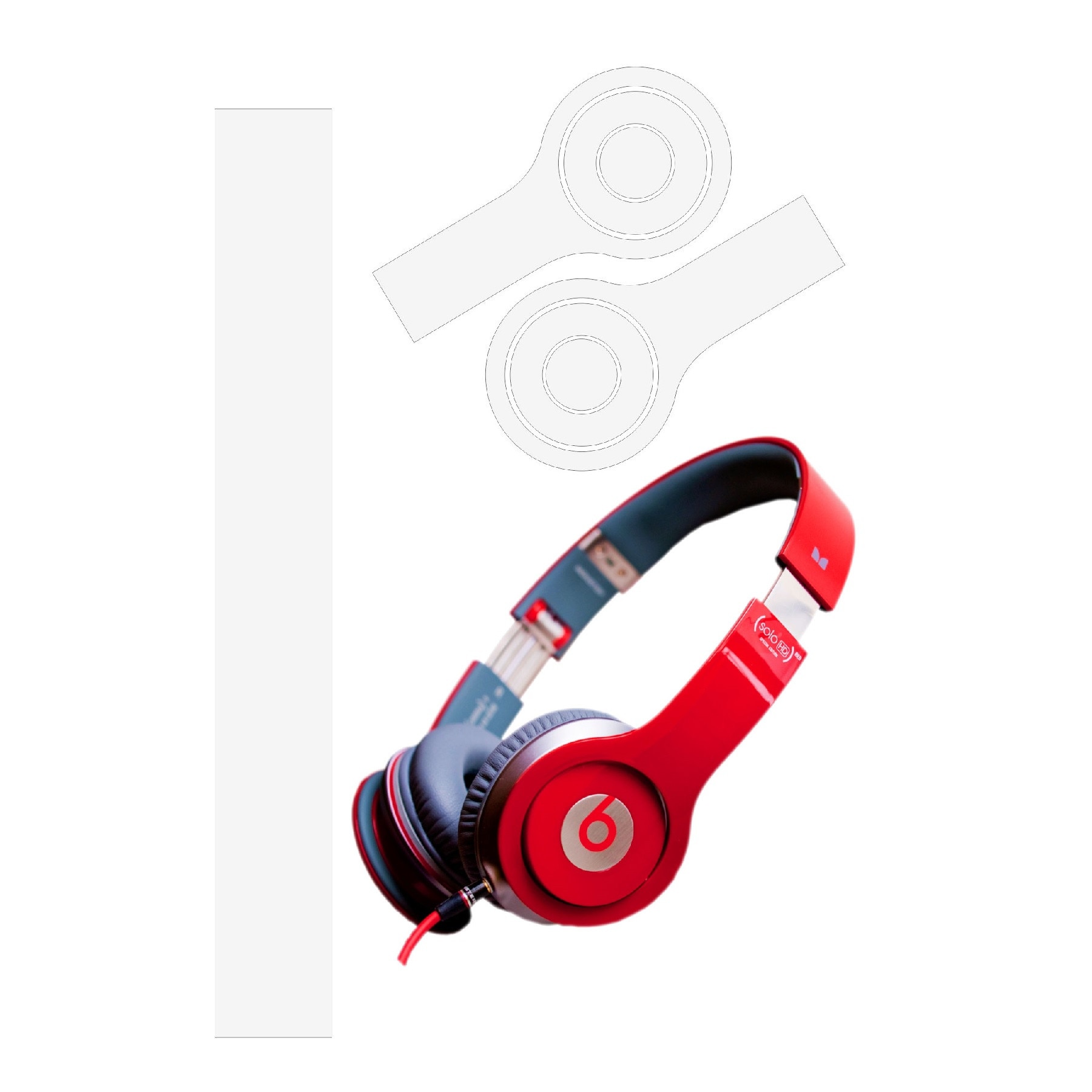 Folie Protectie Full Body Invisible Skinz Ultra-Clear AutoRegeneranta, Husa Transparenta de tip Skin Adeziv, dedicata Beats By Dr Dre Solo HD