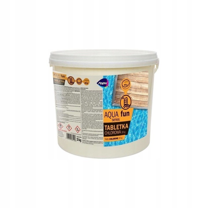 Set 150 tablete de clor pentru piscina, Stapar, 20 g