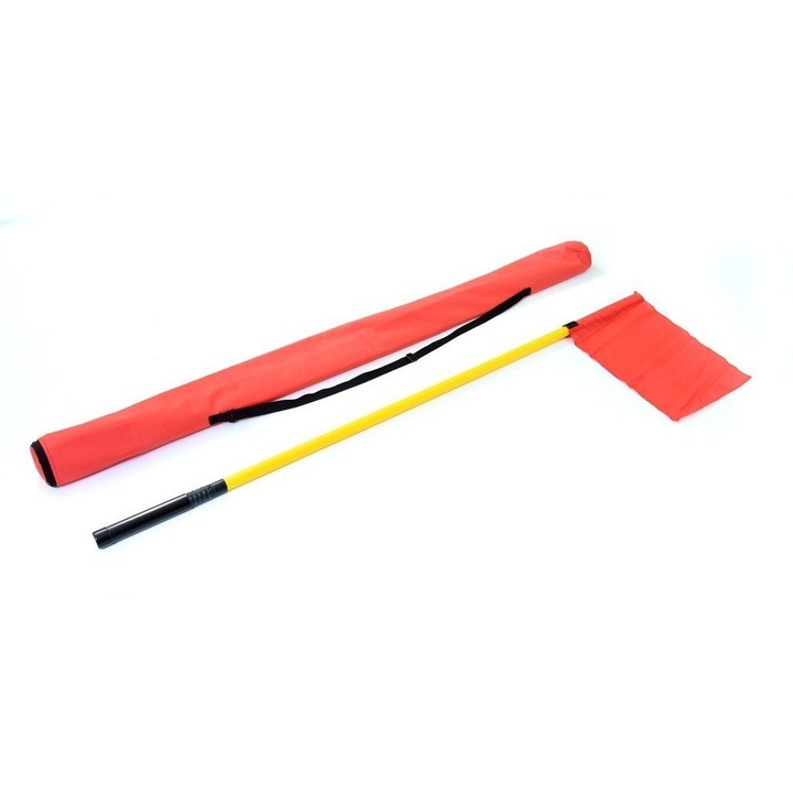 Stalp steag 170 cm 4 buc Rosu