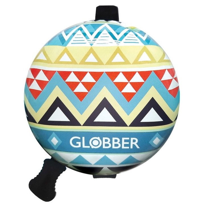 Robogó/kerékpár csengő, Globber, többszínű, Tribal modell