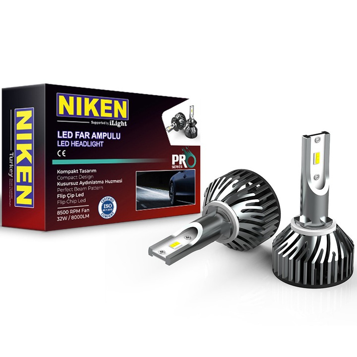 Set 2 becuri LED H27 Niken