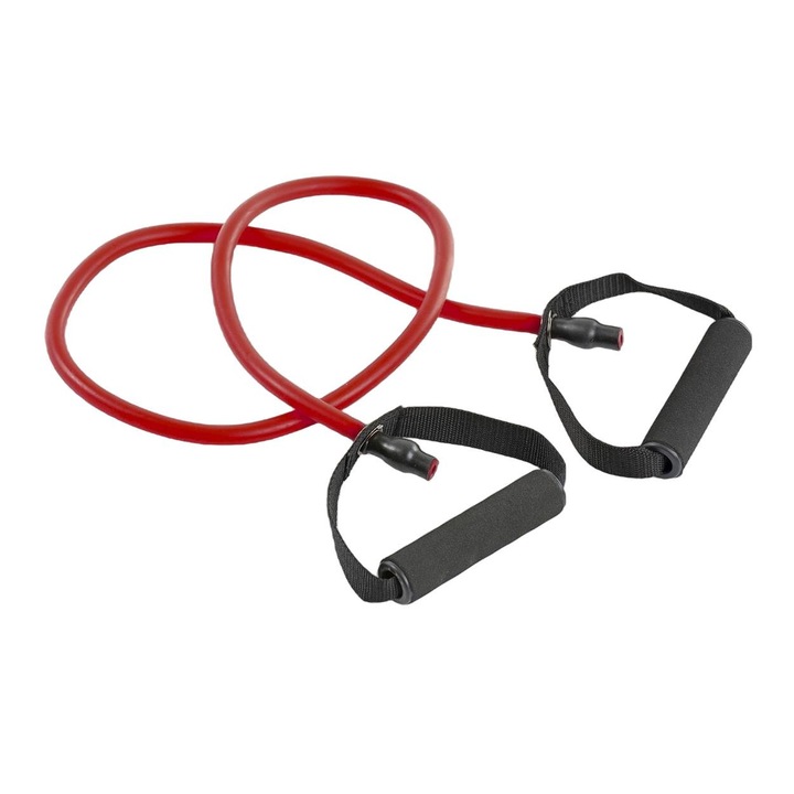Fitness hosszabbító, Allright, Gumi, 120x13x0,9 cm, Piros