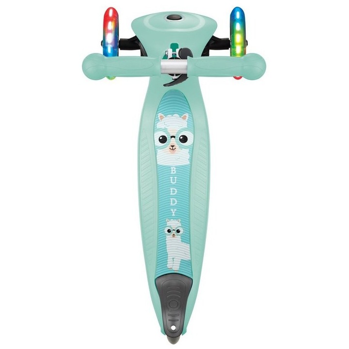 3 kerekű Roller, Globber, Maximális terhelhetőség 50 kg, zöld