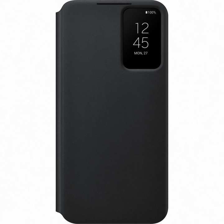 Калъф за Samsung Galaxy S22+ 5G S906, S-View Flip Cover, черен EF-ZS906CBEGEW