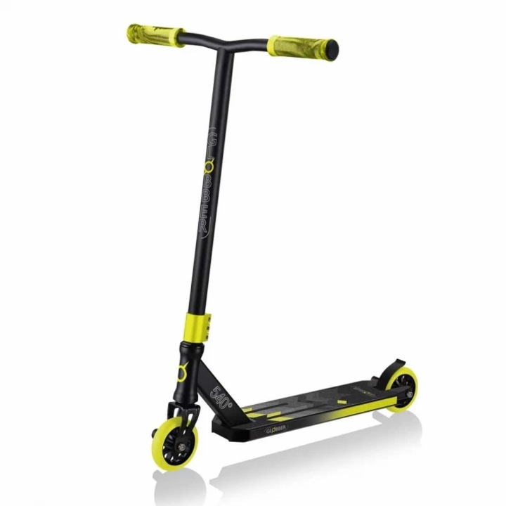 Тротинетка Globber GS 540, за трикове, жълта