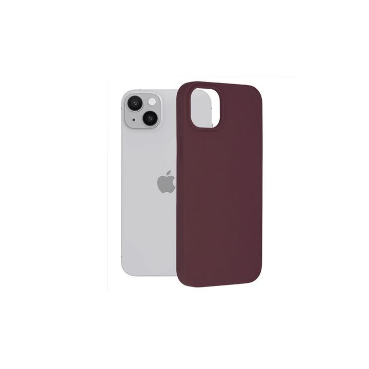 Калъф, съвместим с iPhone 14 Plus Techsuit Soft Edge Silicone Plum Violet