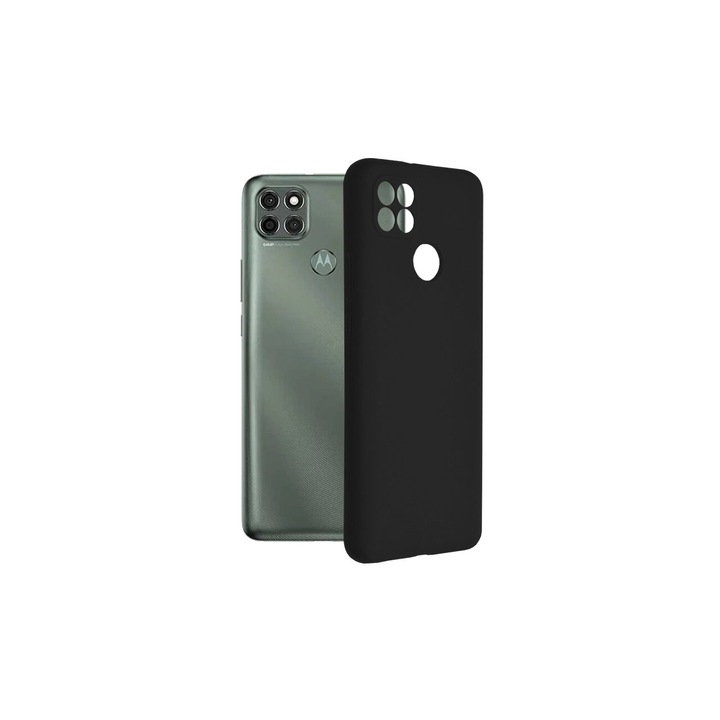 Капак, съвместим с Motorola Moto G9 Power Techsuit Soft Edge Silicone Black