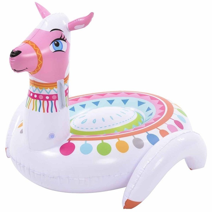 Colac plaja, Jilong, Alpaca, 110x100x80cm, Multicolor