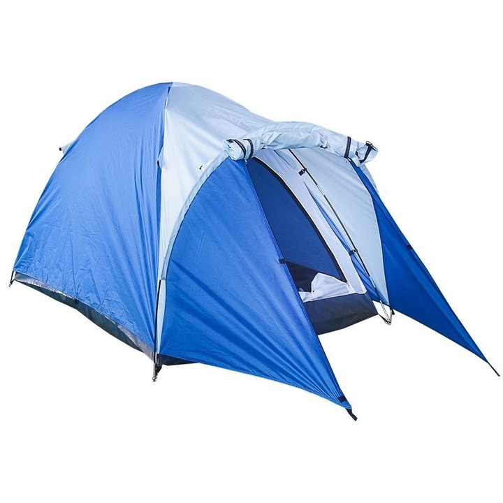 Pamir sátor, Allto Camp, poliészter, 2 személyes, fehér\kék