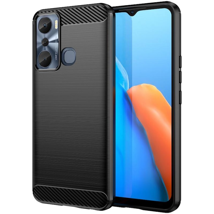 Кейс HQWear Carbon Case за Infinix Hot 20i, черен