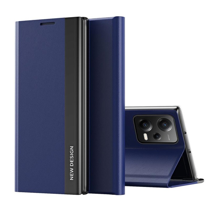Капак Sleep Case Pro, съвместим с Xiaomi Redmi Note 12 / Poco X5 5G Blue