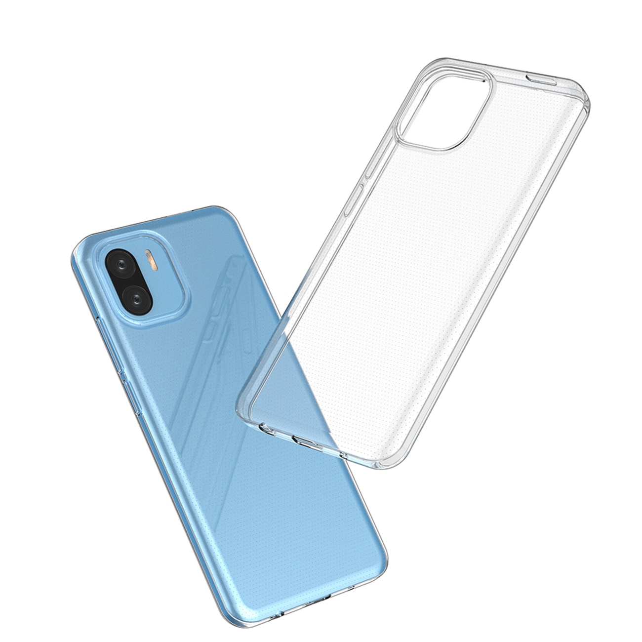 Carcasa Ultra Clear compatibila cu Xiaomi Redmi A1 / A2, TPU, 0.5mm, Transparent