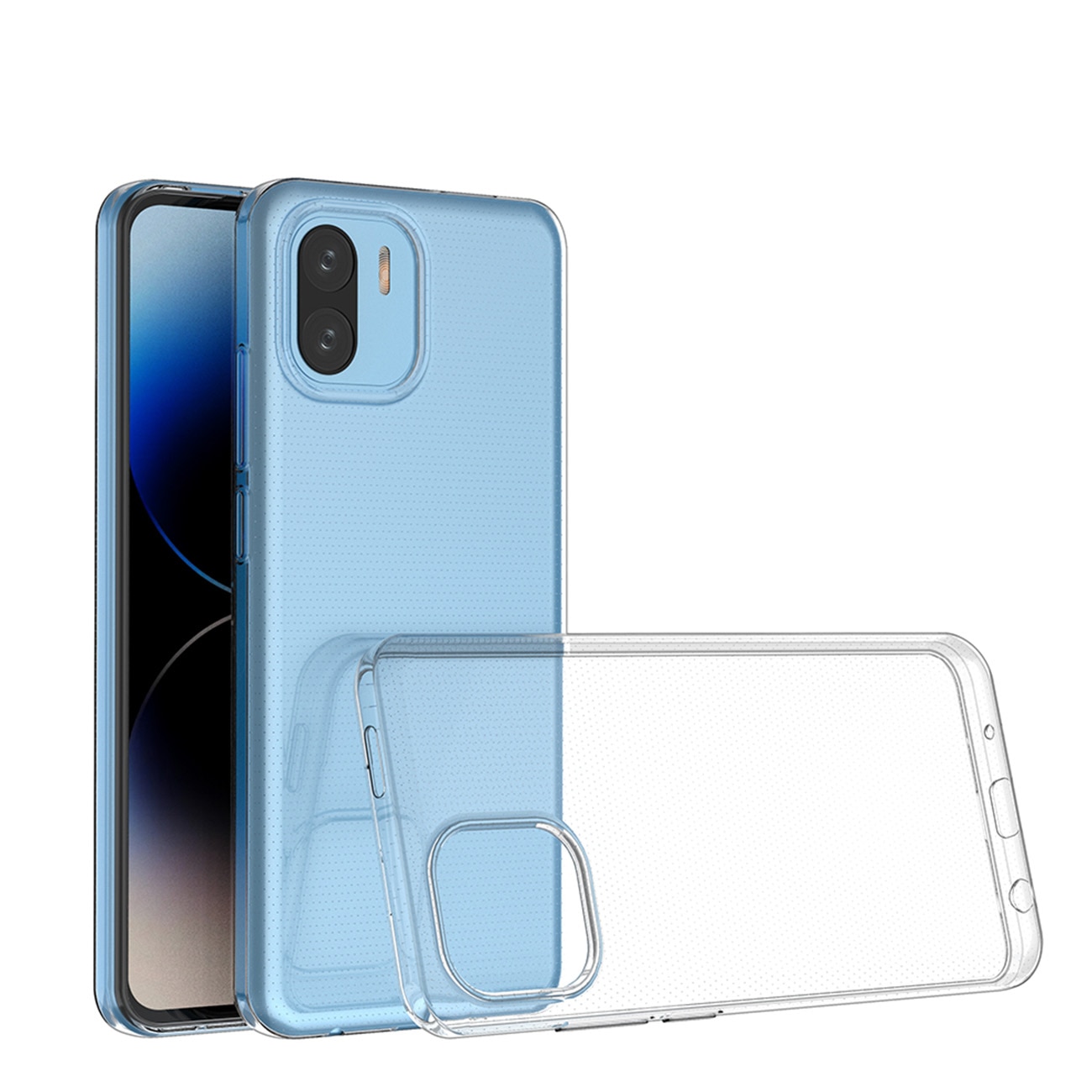 Carcasa Ultra Clear compatibila cu Xiaomi Redmi A1 / A2, TPU, 0.5mm, Transparent