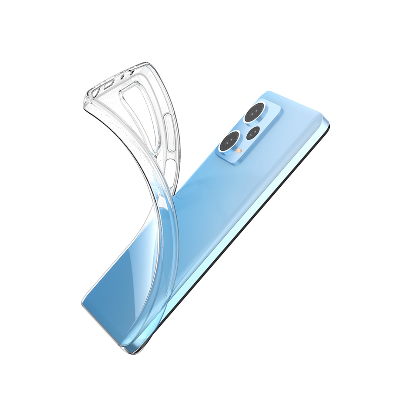 Carcasa Ultra Clear compatibila cu Xiaomi Redmi Note 12 Pro Plus, TPU, 0.5mm, Transparent