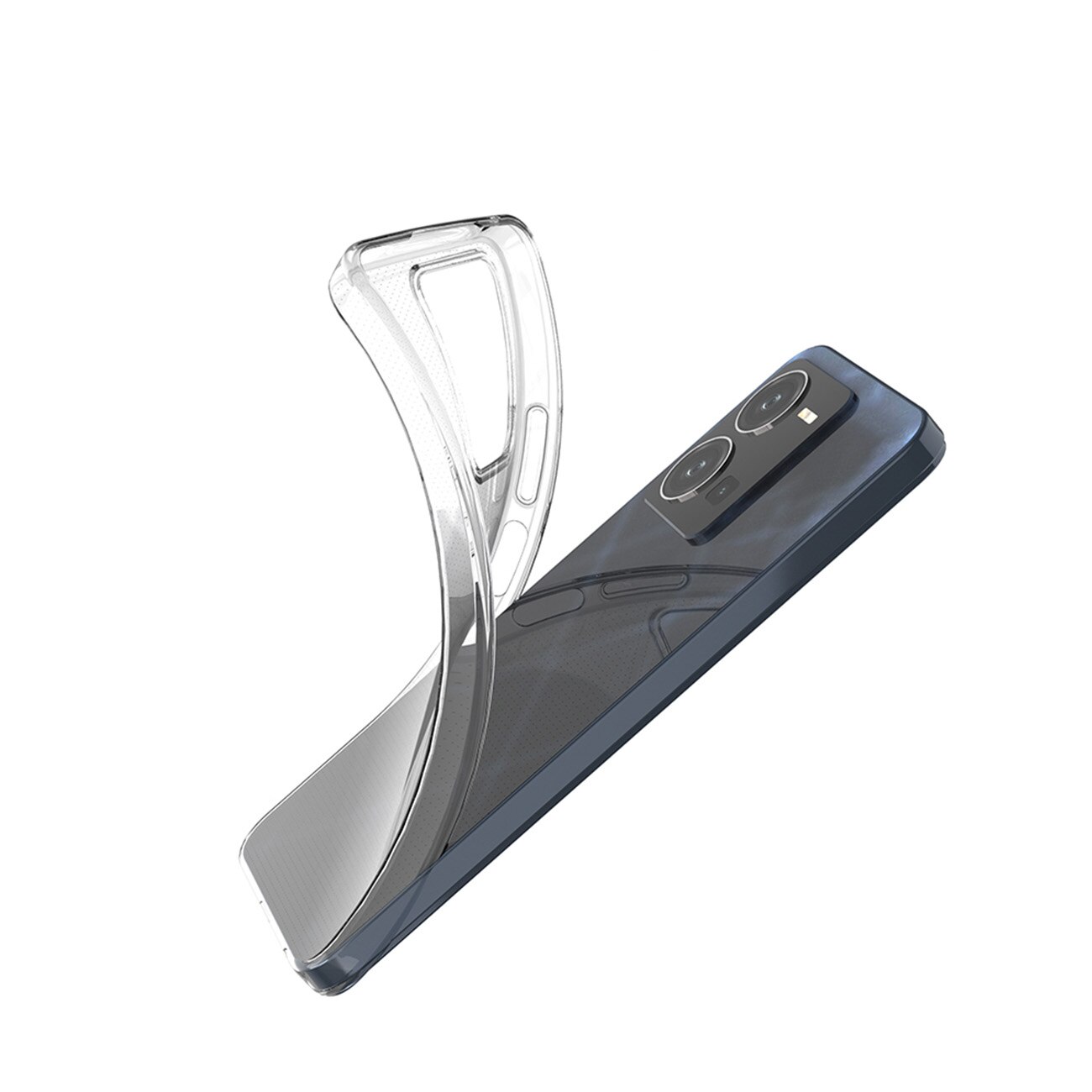 Husa telefon compatibila cu Vivo Y35/Y22/Y22S, Hurtel, TPU, Transparent