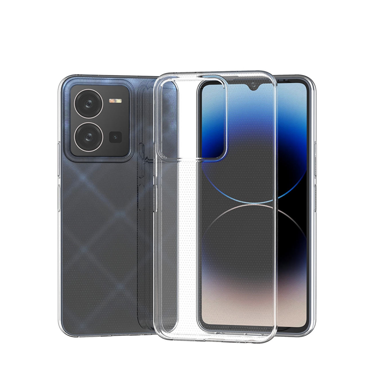 Husa telefon compatibila cu Vivo Y35/Y22/Y22S, Hurtel, TPU, Transparent