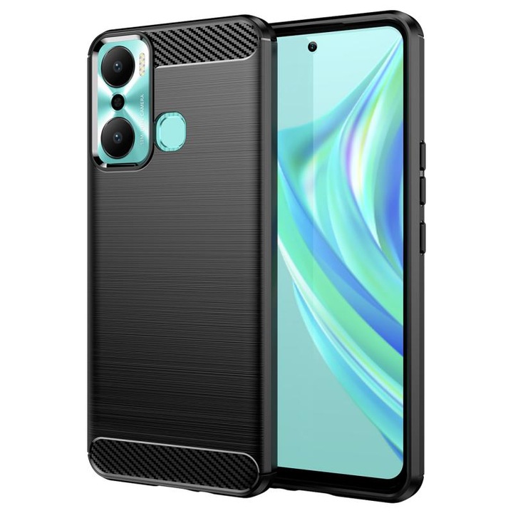 Кейс HQWear Carbon Case за Infinix Hot 20 Play, черен